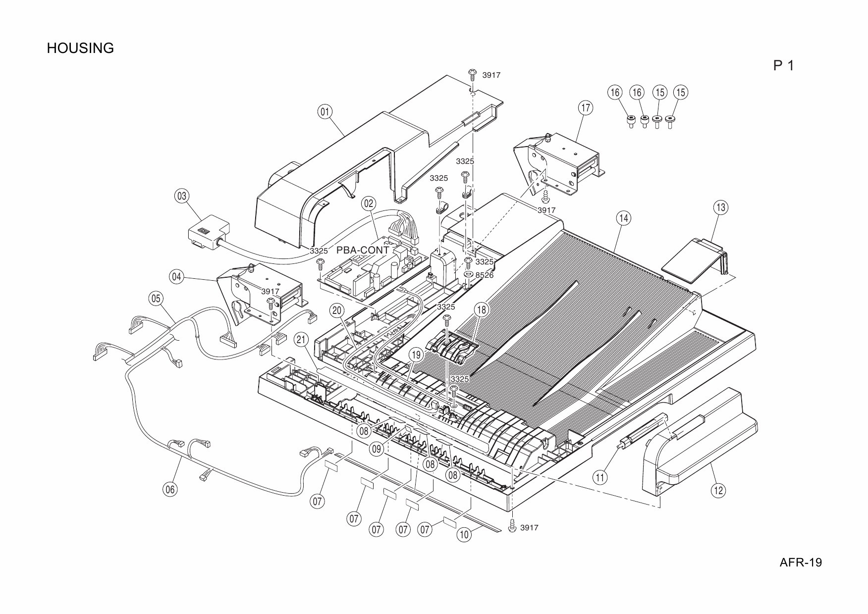 Konica-Minolta Options AFR-19 Parts Manual-3